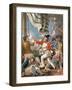 John Paul Jones Shooting a Sailor Who Had Attempted to Strike His Colours in an Engagement-John Collet-Framed Giclee Print