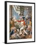 John Paul Jones Shooting a Sailor Who Had Attempted to Strike His Colours in an Engagement-John Collet-Framed Giclee Print