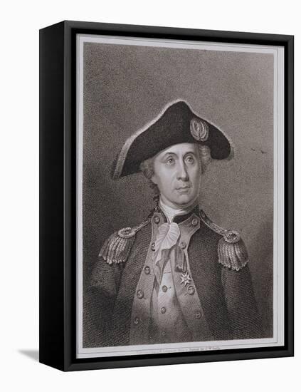 John Paul Jones-Charles Willson Peale-Framed Stretched Canvas