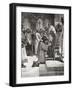 John Paying Homage to the Legate of Pope Innocent III in 1213. John-null-Framed Giclee Print