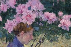 Mrs. Russell Amongst the Flowers at Belle Isle, 1927-John Peter Russell-Giclee Print