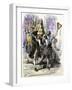 John Peter Zenger Celebrating His Acquittal after Trial for Libel, Colonial New York City, 1735-null-Framed Giclee Print