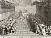 Coronation of William III in Westminster Abbey, London, 1689-John Pine-Giclee Print