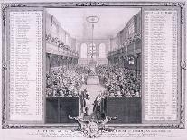 Interior of the House of Commons, Westminster, London, 1742-John Pine-Giclee Print