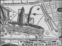 Map of Hyde Park, London, 1748 (1878)-John Pine-Framed Giclee Print