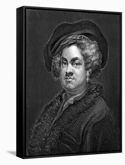 John Pine-William Hogarth-Framed Stretched Canvas