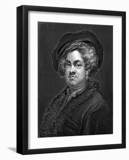 John Pine-William Hogarth-Framed Art Print