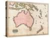 John Pinkerton's Map of Australia and the South West Pacific, 1818-E. J. Pinkerton-Stretched Canvas