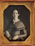 Daguerreotype Of A Very Young Woman By Pioneer-John Plumbe-Framed Art Print