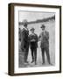 John Portwine and Selwyn Edge of AC Cars at Brooklands motor racing circuit, Surrey, c1921-Bill Brunell-Framed Photographic Print