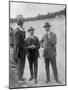 John Portwine and Selwyn Edge of AC Cars at Brooklands motor racing circuit, Surrey, c1921-Bill Brunell-Mounted Photographic Print