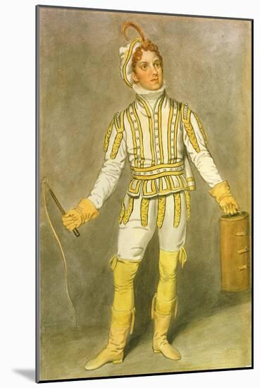 John Pritt Harley (1786-1858) as Pedrillo in "The Castle of Andalusia" by John O"Keeffe-Samuel de Wilde-Mounted Giclee Print