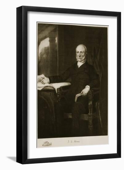 John Quincy Adams, 6th President of the United States of America, Published 1901-George Peter Alexander Healy-Framed Giclee Print