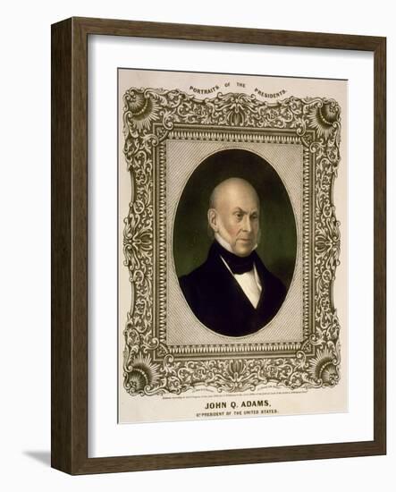 John Quincy Adams, 6th U.S. President-Science Source-Framed Giclee Print