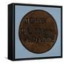 John Quincy Adams Copper Cent-David J. Frent-Framed Stretched Canvas