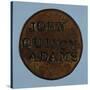 John Quincy Adams Copper Cent-David J. Frent-Stretched Canvas