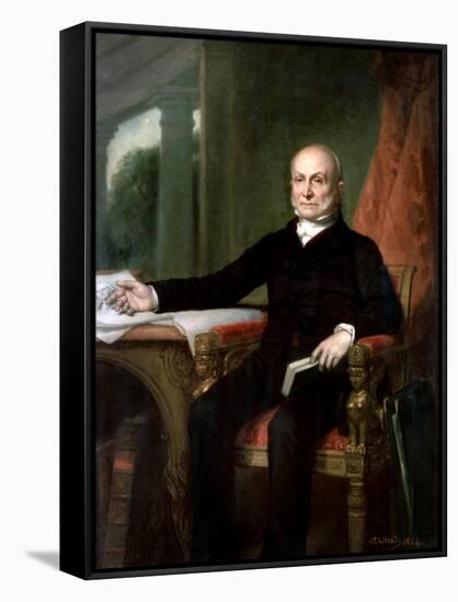 John Quincy Adams-George P.A. Healy-Framed Stretched Canvas