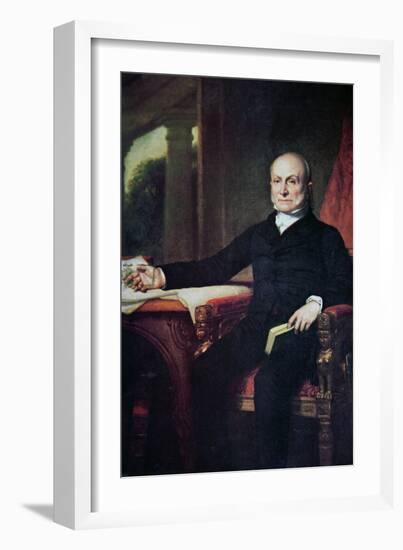 John Quincy Adams-George Peter Alexander Healy-Framed Giclee Print