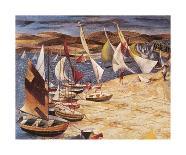 Hayling Island (Regatta 1951)-John R Barker-Premium Giclee Print