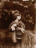 Portrait of Jane Morris (1839-1914) 1865 (Albumen Print)-John R. Parsons-Laminated Giclee Print