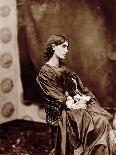 Jane Morris, Posed by Dante Gabriel Rossetti, 1865 (Albumen Print)-John R. Parsons-Framed Giclee Print