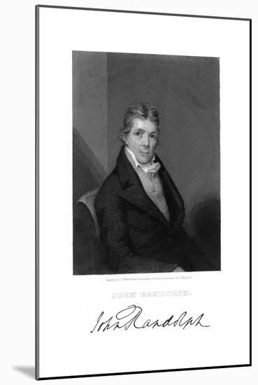 John Randolph-J Wood-Mounted Giclee Print
