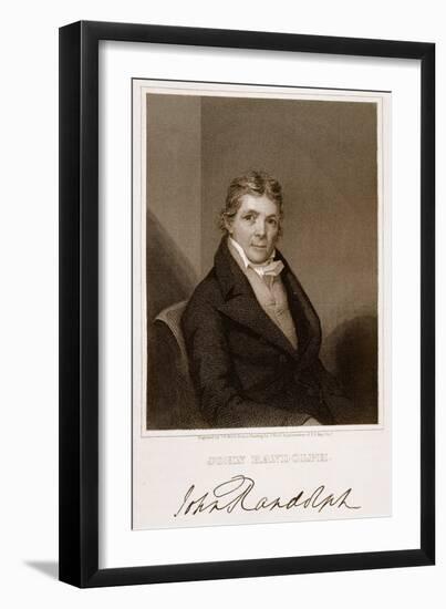 John Randolph-Joseph Wood-Framed Giclee Print