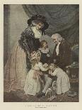 A Christmas Visit to Grandfather-John Raphael Smith-Giclee Print