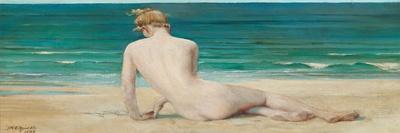 Nude Seated on the Shore, 1888-John Reinhard Weguelin-Framed Giclee Print