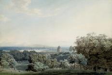 Near Cetara, with Vietri and the Castle of Salerno in the Distance-John Robert Cozens-Giclee Print