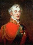 Portrait of Arthur Wellesley, 1st Duke of Wellington (1769-1852) Wearing the Order of the Golden…-John Robert Wildman-Stretched Canvas