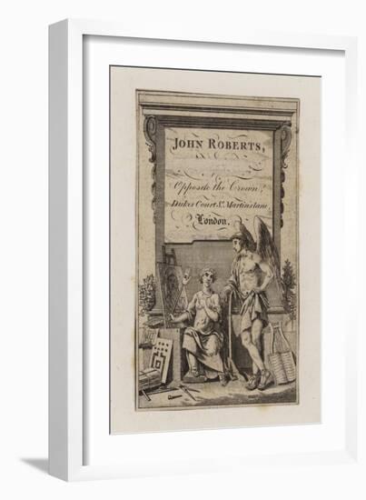 John Roberts, Trade Card-null-Framed Giclee Print