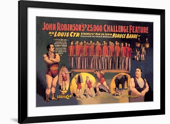 John Robinson's $25,000 Challenge Feature-null-Framed Premium Giclee Print