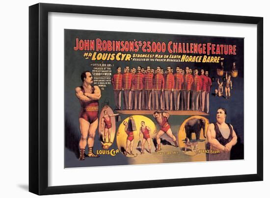 John Robinson's $25,000 Challenge Feature-null-Framed Art Print