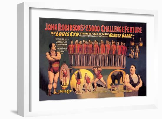 John Robinson's $25,000 Challenge Feature-null-Framed Art Print