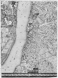 A Map of St Paul's and Bankside, London, 1746-John Rocque-Giclee Print