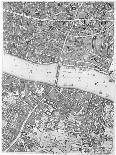 A Map of Lambeth and Vauxhall, London, 1746-John Rocque-Giclee Print