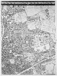 Map of Chiswick in the London Borough of Hounslow, 1736-John Rocque-Giclee Print