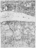 A Map of Bermondsey, London, 1746-John Rocque-Giclee Print