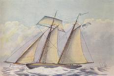 American Topsail Schooner, 1825-John Rogers-Stretched Canvas