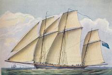 American Topsail Schooner, 1825-John Rogers-Giclee Print