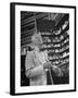 John Rogers in the Prescription Room of His Old-Fashioned Pharmacy-null-Framed Photographic Print