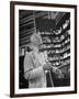 John Rogers in the Prescription Room of His Old-Fashioned Pharmacy-null-Framed Photographic Print