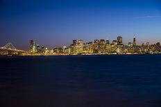 San Francisco at Twilight-John Roman Images-Photographic Print