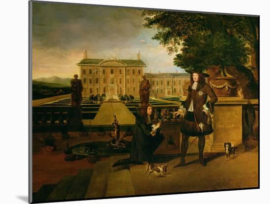 John Rose the King's Gardener, Presenting Charles II with a Pineapple-Hendrick Danckerts-Mounted Giclee Print