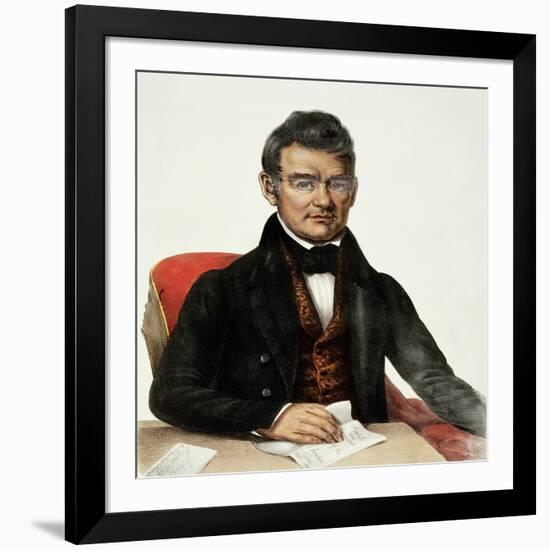 John Ross, a Cherokee Chief-Thomas Loraine Mckenney-Framed Giclee Print