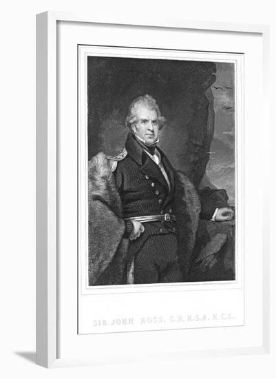 John Ross, British Polar Explorer and Naval Officer, 19th Century-null-Framed Giclee Print