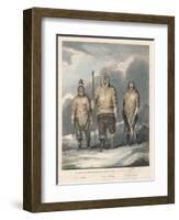 John Ross's Arctic Expedition: Native Eskimo Friends of Ross and His Expedition-null-Framed Art Print