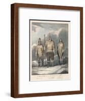 John Ross's Arctic Expedition: Native Eskimo Friends of Ross and His Expedition-null-Framed Art Print