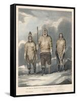 John Ross's Arctic Expedition: Native Eskimo Friends of Ross and His Expedition-null-Framed Stretched Canvas